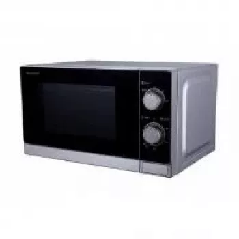 Sharp R200INW Micro-ondes solo 20L 800W noir/argent