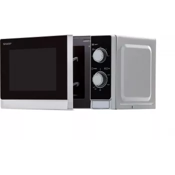 Sharp R200INW Micro-ondes solo 20L 800W noir/argent