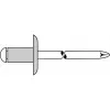 GESIPA Rivet aveugle 4,0 x 12,0 mm aluminium/acier tête large - 500 pièces (1454097)
