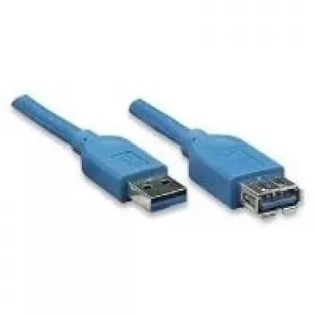 EXSYS EX-K1630-1 Câble USB 3.2 Gen 1, USB-A vers USB-B, 1m, bleu