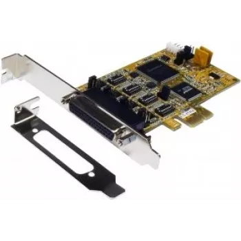 Carte PCIe 4S série RS-232/422/485 EXSYS EX-45364 avec équerre low-profile (SystemBase)