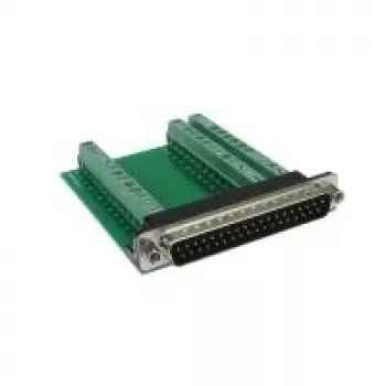 Adaptateur EXSYS EX-49035 D-SUB 37 broches mâle vers bloc de bornes à vis 39 broches, vert/argent