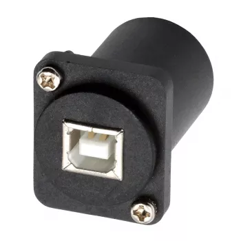 EXSYS EX-49157 Adaptateur encastrable USB 2.0 type D, USB-B femelle vers USB-A femelle