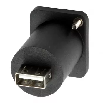 EXSYS EX-49157 Adaptateur encastrable USB 2.0 type D, USB-B femelle vers USB-A femelle