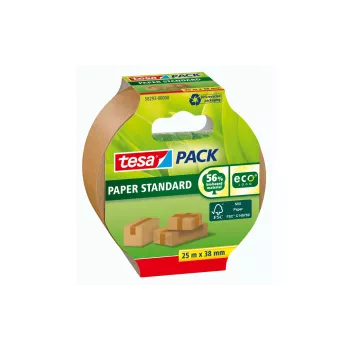 Ruban d'emballage tesa STANDARD ecoLogo® 58293 marron 25 m x 38 mm