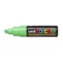 Marqueur pigmentaire POSCA PC-8K vert fluo à pointe biseau 8,0 mm PC8K V FLUO