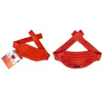 DEFLECTO DEFHPLBW ceinture de thermothérapie micro-ondes pour le bas du dos avec garnissage de graines de lin
