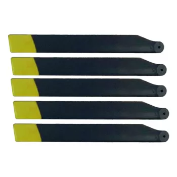 Amewi Jeu de pales de rotor principal jaune pour MD500E/H145 (057-25334-26)