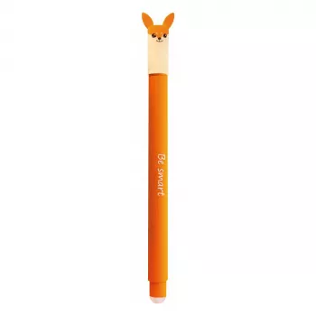 Faber-Castell Eberhard Faber Animal Erase it! Stylo gel renard bleu 0,7 mm rechargeable 582105