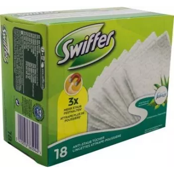 Recharge de lingettes balai sec Swiffer, 18 unités, parfum Febreze