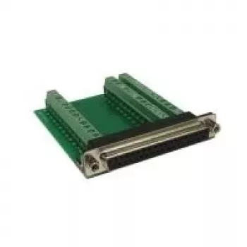 EXSYS EX-49040 adaptateur D-SUB 37 broches mâle vers bornier à vis, vert/argent