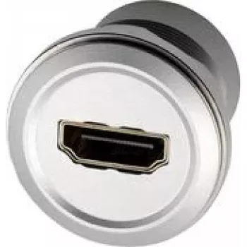 EXSYS EX-49190 adaptateur encastrable métallique, HDMI femelle vers femelle