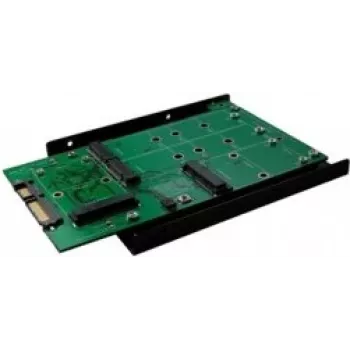 Adaptateur SATA3 vers mSATA EXSYS EX-3682 avec cadre de montage 2,5 pouces (9,5 mm)