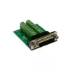 Adaptateur EXSYS EX-49015 D-SUB 15 broches mâle vers bornier à vis 16 broches, vert/argent
