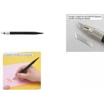 Scalpel de précision NT Cutter eD-400 avec manche en plastique recyclé, noir h1310640