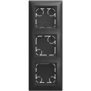 Boîtier en saillie Busch-Jaeger Busch-balance SI, 3 postes, haut, blanc alpin 2TKA00005979