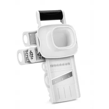 Mandoline multi-râpes Profi Metaltex, 5 inserts, blanc/noir 194875084