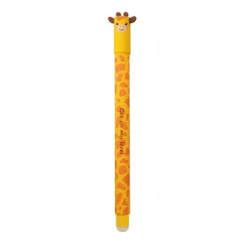 Stylo gel FABER-CASTELL EBERHARD FABER Animal Erase it! Girafe 0,7 mm bleu 582112