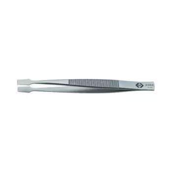 Pince fine industrielle C.K Tools T2364 120 mm acier inoxydable pointe fine droite antimagnétique résistante aux acides