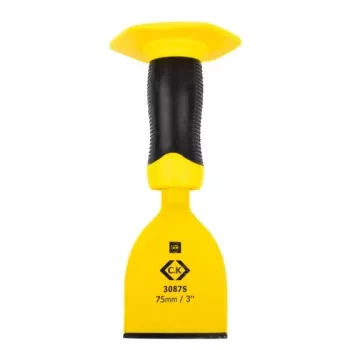Ciseau à bois plat C.K Tools T3087S 3, largeur de lame 75 mm, longueur 220 mm, queue hexagonale