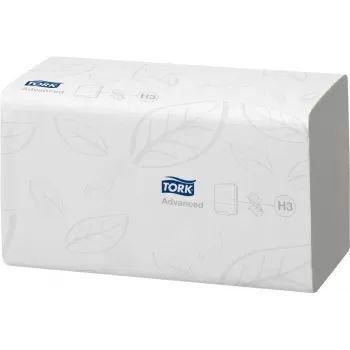 Tork 290190 Advanced 2-Ply Hand Towel Roll, White, 150 m, 6 Rolls