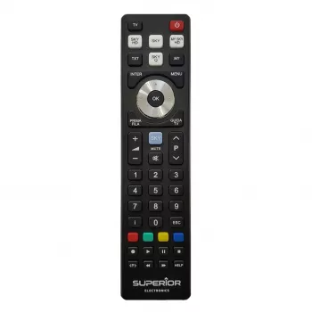SUPERIOR ELECTRONICS Replacement Remote Control SUPTRB027 for Sky - Black