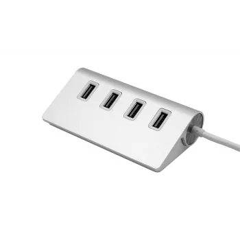 Hub EXSYS EX-1134-2 USB 3.2 Gen 1 4 ports avec câble USB-C et adaptateur USB-A