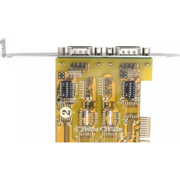 Carte PCIe double série RS-232 EXSYS EX-45032IS, low profile