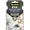 3M Scotch-Fix carrés de fixation intérieur 25 mm x 25 mm blancs (lot de 12) 7100263584