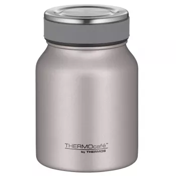 THERMOS TC Food Jar 0,5 L rosé récipient alimentaire isotherme en acier inoxydable, étanche, finition caoutchoutée 4077.371.050