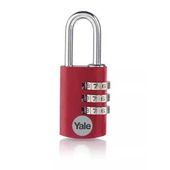 Yale YE3CB/38/131/1/CO 38mm Red Combination Padlock