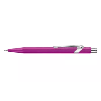 Porte-mine CARAN D'ACHE 844 Colormat-X 0,7 mm, corps hexagonal en aluminium satiné violet 844.605