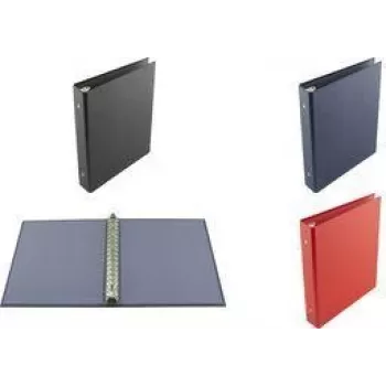 Classeur à anneaux KANGARO K-2303, mécanisme 17 anneaux, DIN A5, rouge, carton contrecollé, dos 19 mm