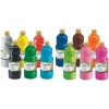 Gouache GIOTTO PEINTURE SCOLAIRE, 1000 ml, couleurs assorties, prête à l'emploi, miscible, lavable - 1 pièce (F535600)