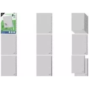Intercalaires en carton Kangaro ECO A4, numérotés 1-52, perforés 4 trous, gris K452C