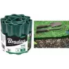 Bordure de pelouse Bradas OBFG 0915, verte ondulée, hauteur 150 mm, longueur 9 m, plastique résistant aux intempéries
