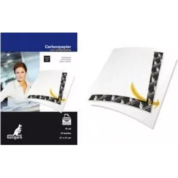 Papier carbone KANGARO DIN A4+, 100 feuilles, noir, 210 x 310 mm, pour machines à écrire K-7800492