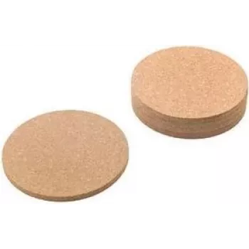 Dessous de verre en liège Metaltex, marron, lot de 6, antidérapant, liège naturel 569831000