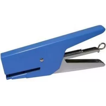 Pince agrafeuse PAVO, capacité 12 feuilles, métal bleu, poignée ergonomique 8004478