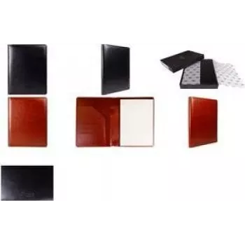 Porte-documents A5 Multo Hannibal cognac en similicuir MU-201004