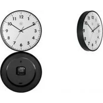 Horloge murale à quartz NEXTIME STIL 400 mm cadran blanc aiguilles noires 7317-V2