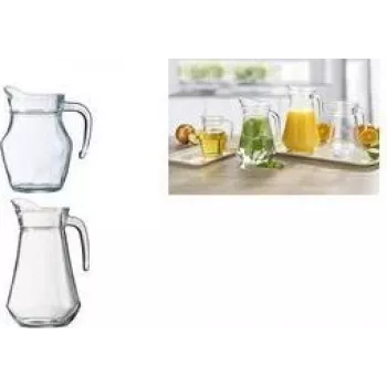 Pichet en verre Esmeyer Arcoroc ARC, 1,0 L, verre trempé, sans couvercle, lot de 6 (410-018)