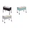 Chariot de dossiers suspendus DURABLE ECONOMY DUO 100 A4, 2 niveaux, capacité 100 dossiers, noir 308223