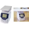 Pèse-lettres numérique RAADHUIS RD-351143 500 g, précision 1 g, plastique blanc/bleu, tare, marche/arrêt, alimentation par piles