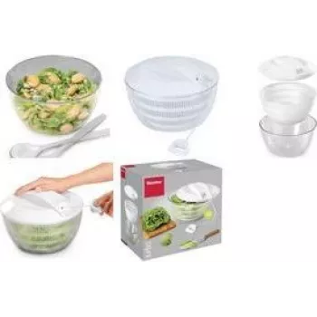 Essoreuse à salade Metaltex Turbo avec tirette, blanche 252155034