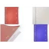 Bloc-notes college 4 en 1 Kangaro, DIN A4, 100 feuilles, ligné, couverture PP rouge, papier 80 g/m², 4 intercalaires mobiles - 1 pièce (K-58380)