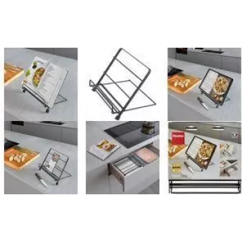 Porte-livre de cuisine Metaltex Tokyo LAVA noir mat 352918000