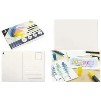 Bloc de cartes postales aquarelle Kangaro A6 300 g/m² 15 feuilles K-5370
