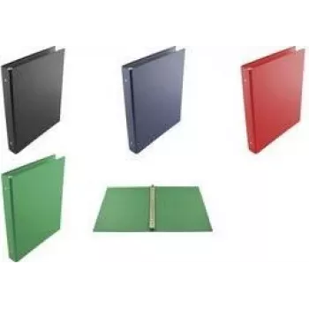 Classeur à anneaux KANGARO K-2310 A4, mécanisme 23 anneaux, carton laminé noir, dos 25 mm