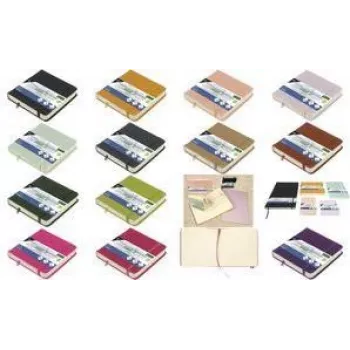 Carnet de croquis Kangaro, 80 feuilles, 120 x 120 mm, couverture rigide PU violette, papier crème 140 g/m², K-861203
